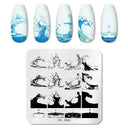 Stainless Steel Nail Art Stamping Plate Set for Manicures