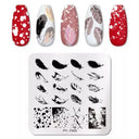 Stainless Steel Nail Art Stamping Plate Set for Manicures