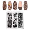Stainless Steel Nail Art Stamping Plate Set for Manicures