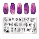 Stainless Steel Nail Art Stamping Plate Set for Manicures