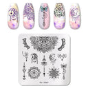 Stainless Steel Nail Art Stamping Plate Set for Manicures