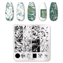 Stainless Steel Nail Art Stamping Plate Set for Manicures