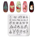 Stainless Steel Nail Art Stamping Plate Set for Manicures