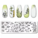 Stainless Steel Nail Art Stamping Plate Set for Manicures