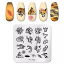 Stainless Steel Nail Art Stamping Plate Set for Manicures