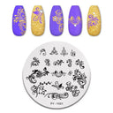 Stainless Steel Nail Art Stamping Plate Set for Manicures