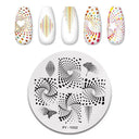 Stainless Steel Nail Art Stamping Plate Set for Manicures