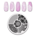 Stainless Steel Nail Art Stamping Plate Set for Manicures