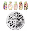 Stainless Steel Nail Art Stamping Plate Set for Manicures