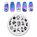 Stainless Steel Nail Art Stamping Plate Set for Manicures