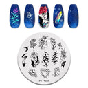Stainless Steel Nail Art Stamping Plate Set for Manicures