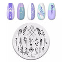 Stainless Steel Nail Art Stamping Plate Set for Manicures