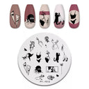 Stainless Steel Nail Art Stamping Plate Set for Manicures