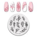 Stainless Steel Nail Art Stamping Plate Set for Manicures