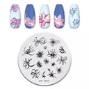 Stainless Steel Nail Art Stamping Plate Set for Manicures