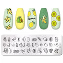 Stainless Steel Nail Art Stamping Plate Set for Manicures