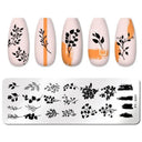 Stainless Steel Nail Art Stamping Plate Set for Manicures
