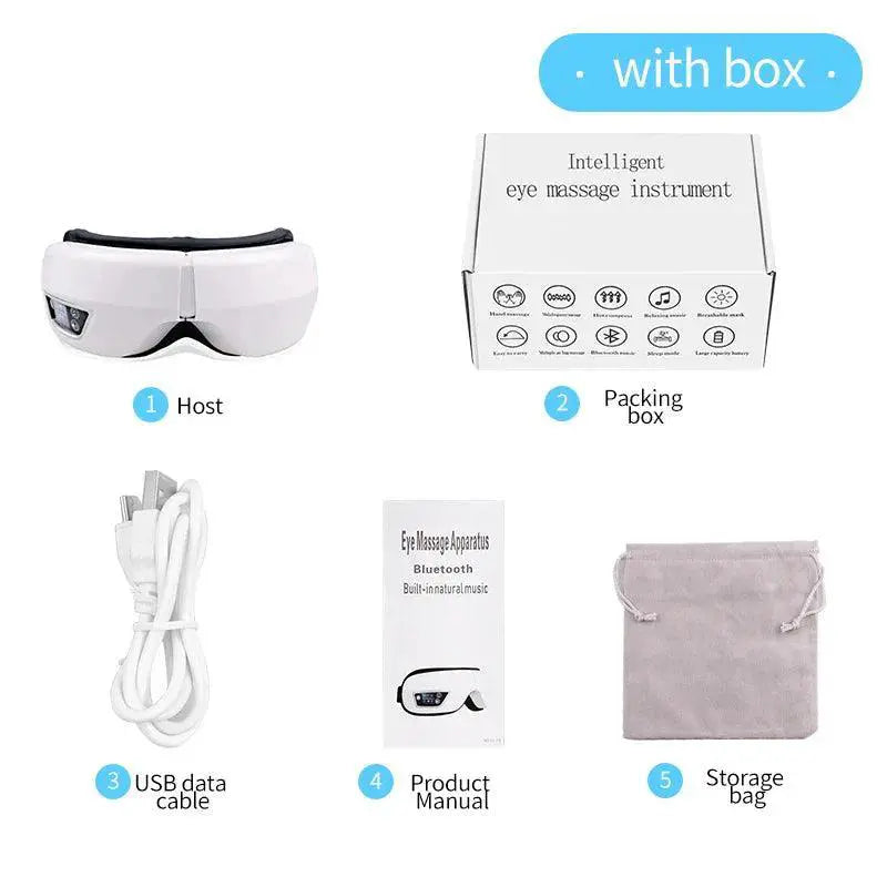 Smart Bluetooth Eye Massager For Relaxing Eye Fatigue Relief