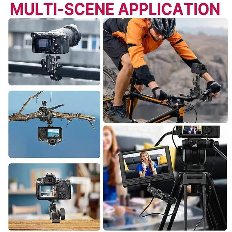 Metal Super Clamp DSLR Mounting Accessory Tool Pro
