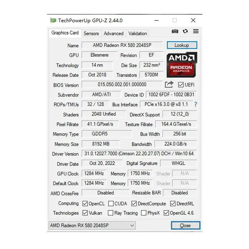 MOUGOL Radeon RX Enhanced Gaming And Cooling Card Pro
