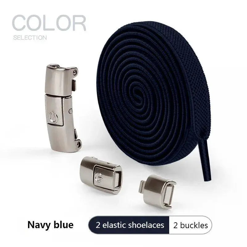 Gradient Press Lock Shoelaces Elastic Slip On Solution