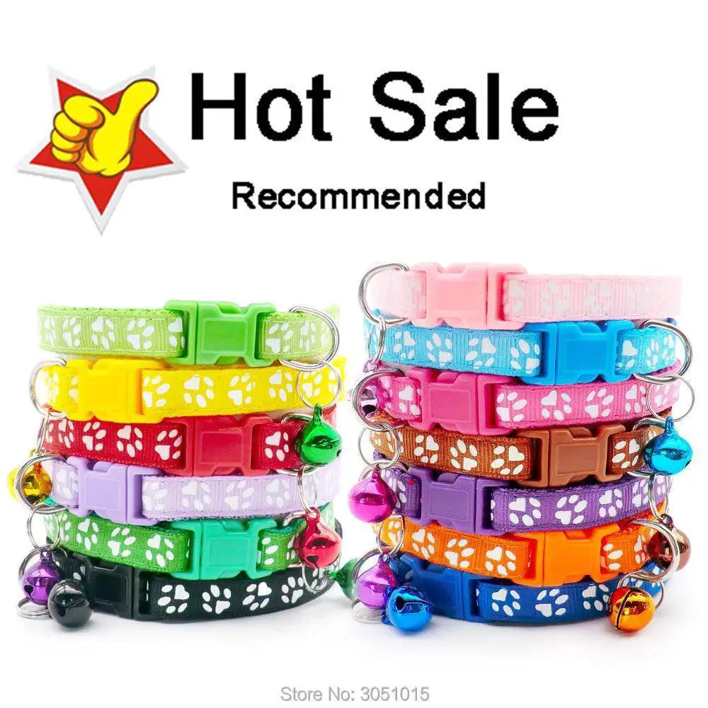 Adjustable Dog Collar With Bells For Pets And Walks