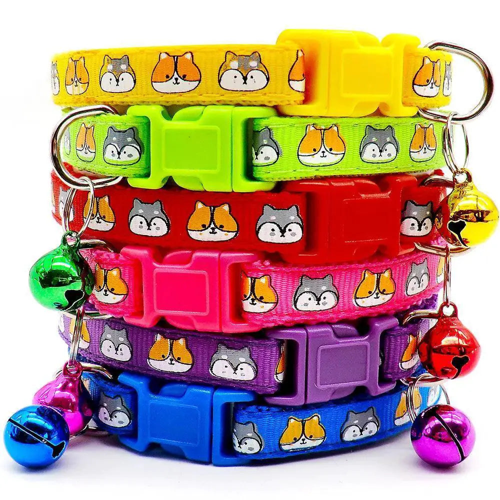Adjustable Dog Collar With Bells For Pets And Walks