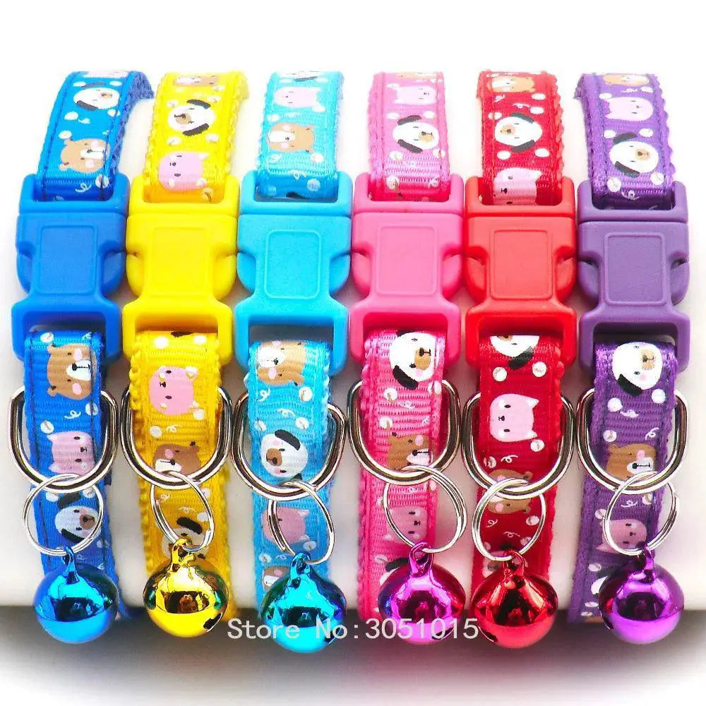 Adjustable Dog Collar With Bells For Pets And Walks