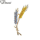 Radiant Wheat Lapel Pin for Unisex Wear