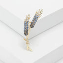Radiant Wheat Lapel Pin for Unisex Wear