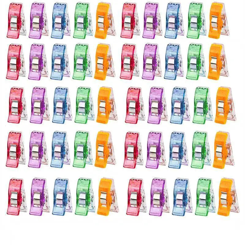 Colorful Sewing Clips Set for Crafting Projects and More