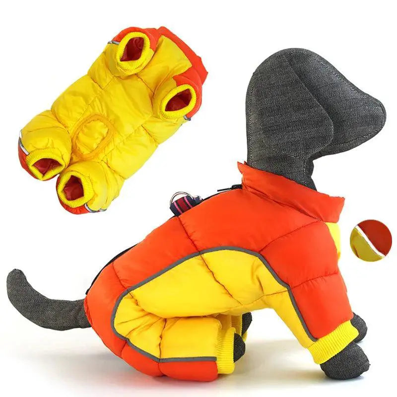 Winter Reflective Puppy Jacket For Small Dogs Keeps Warm