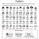Customizable Kids Name Stamp Set Waterproof Non Fading Kit