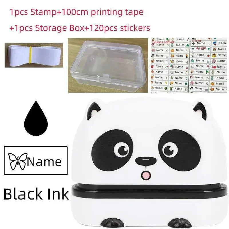 Durable Kids Name Stamp Set for Labels – Red-Owl Set product view 14