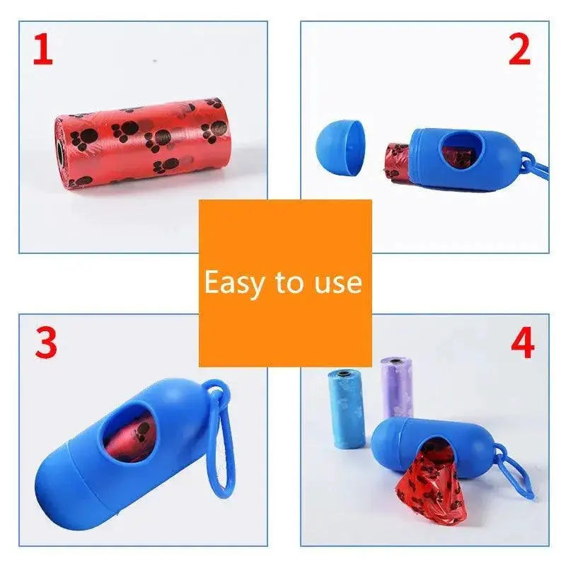 Convenient Pet Waste Bag Holder For Outdoor Cleanup Solution