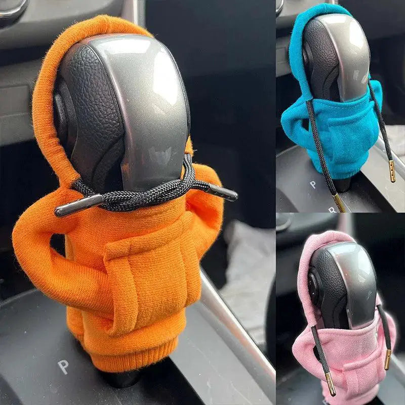 Gear Shift Knob Hoodie Cover for Car Interior Upgrade