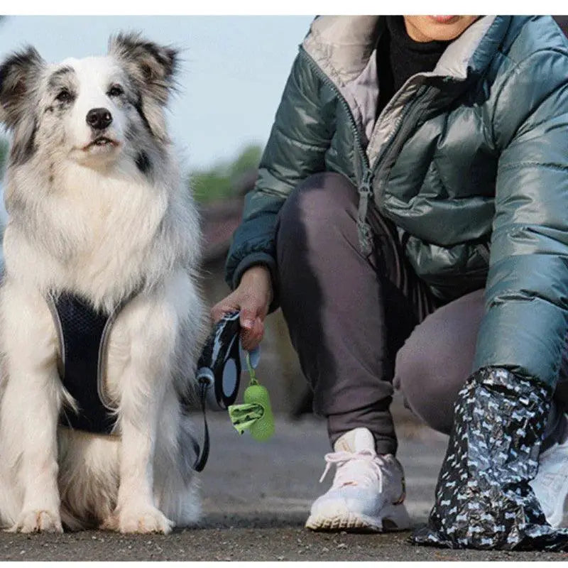 Portable Dog Poop Bag Dispenser Hands Free Waste Solution