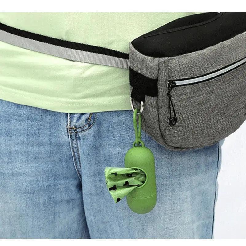 Portable Dog Poop Bag Dispenser Hands Free Waste Solution