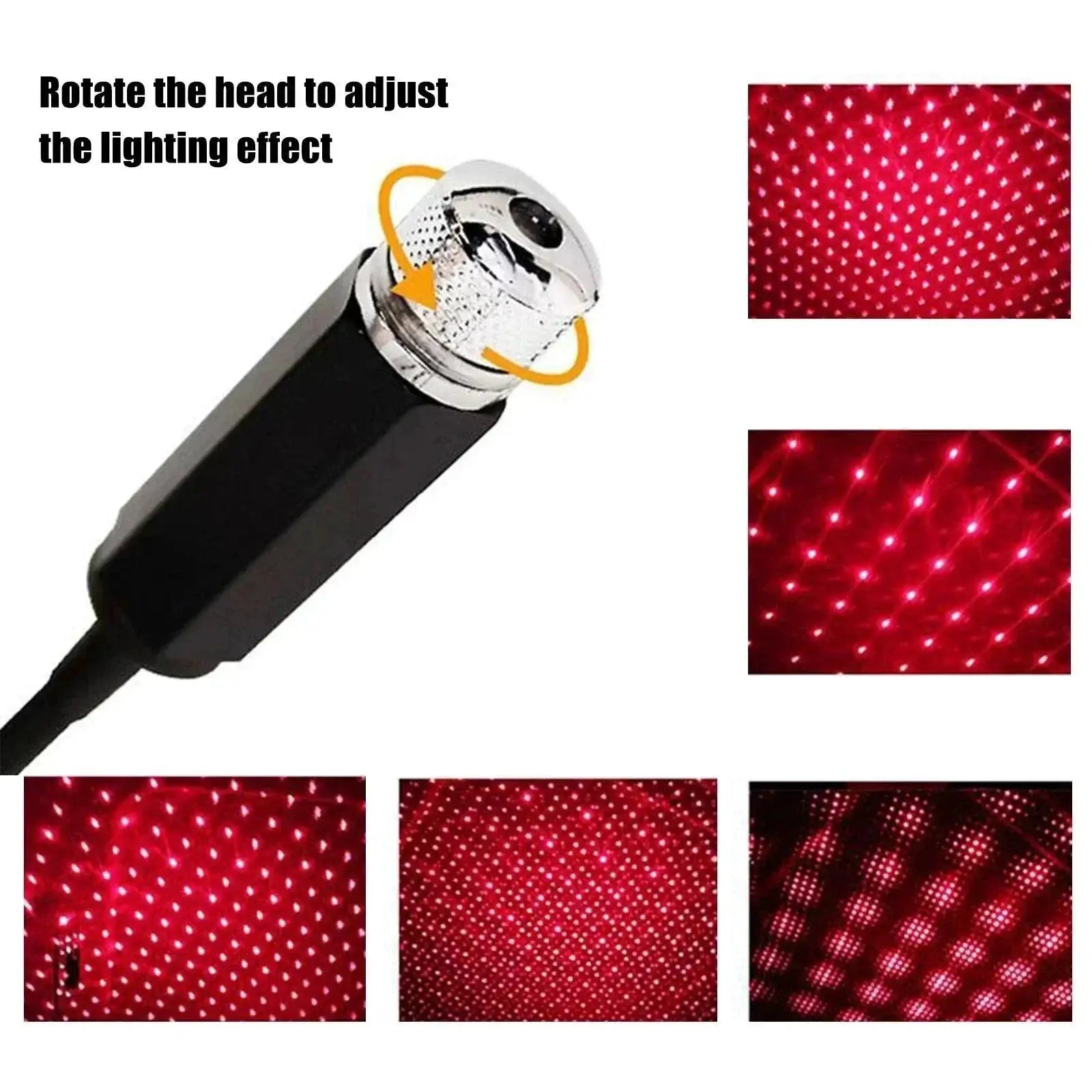LED Car Roof Star Night Light Projector For Dreamy Ambiance