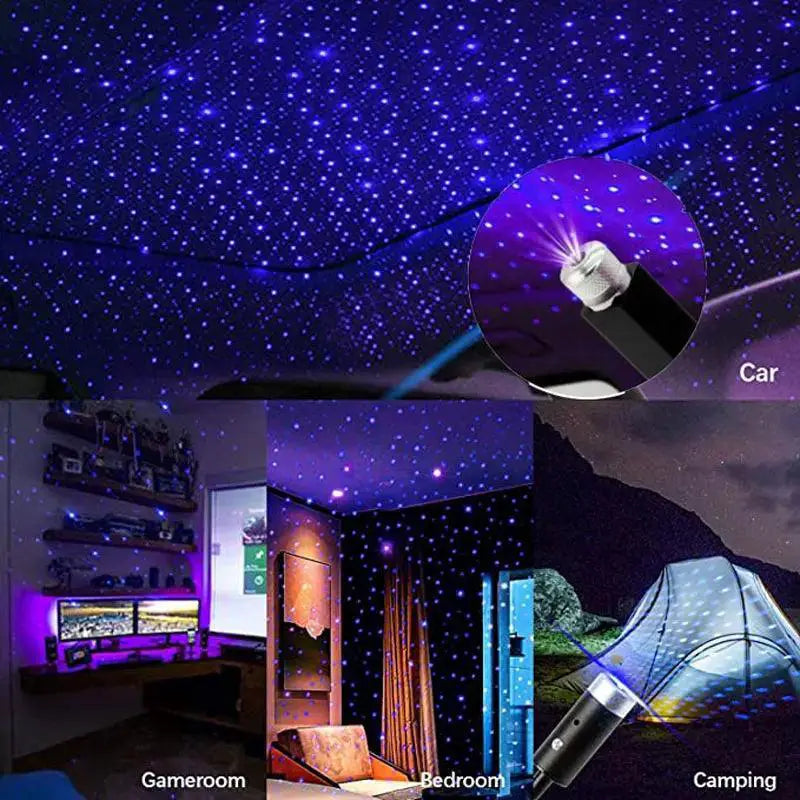 LED Car Roof Star Night Light Projector For Dreamy Ambiance