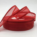 Elegant Red Organza Ribbon for Weddings