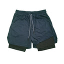 Men's Double Layer Fitness Shorts Stay Cool And Comfy