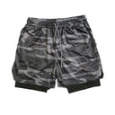 Men's Double Layer Fitness Shorts Stay Cool And Comfy