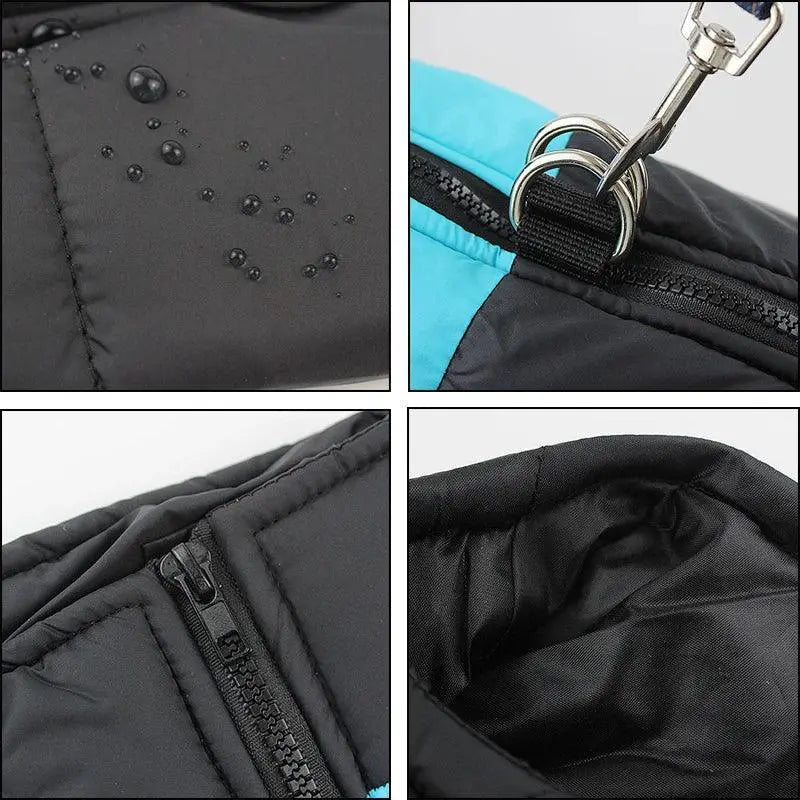Winter Dog Vest Jacket Waterproof Coat For Large Breeds