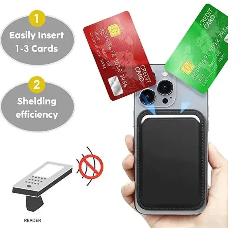 Magnetic Leather Wallet Case For iPhone Pro Max Card Holder