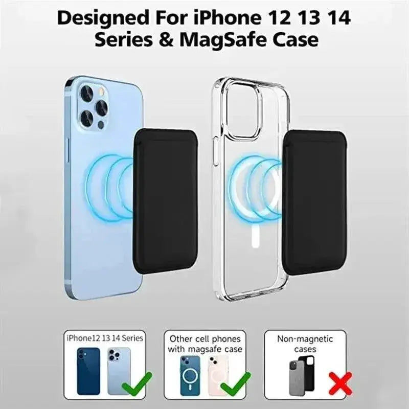 Magnetic Leather Wallet Case For iPhone Pro Max Card Holder