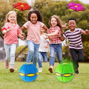 Magic LED Flying Saucer UFO Outdoor Toy For Kids Playtime