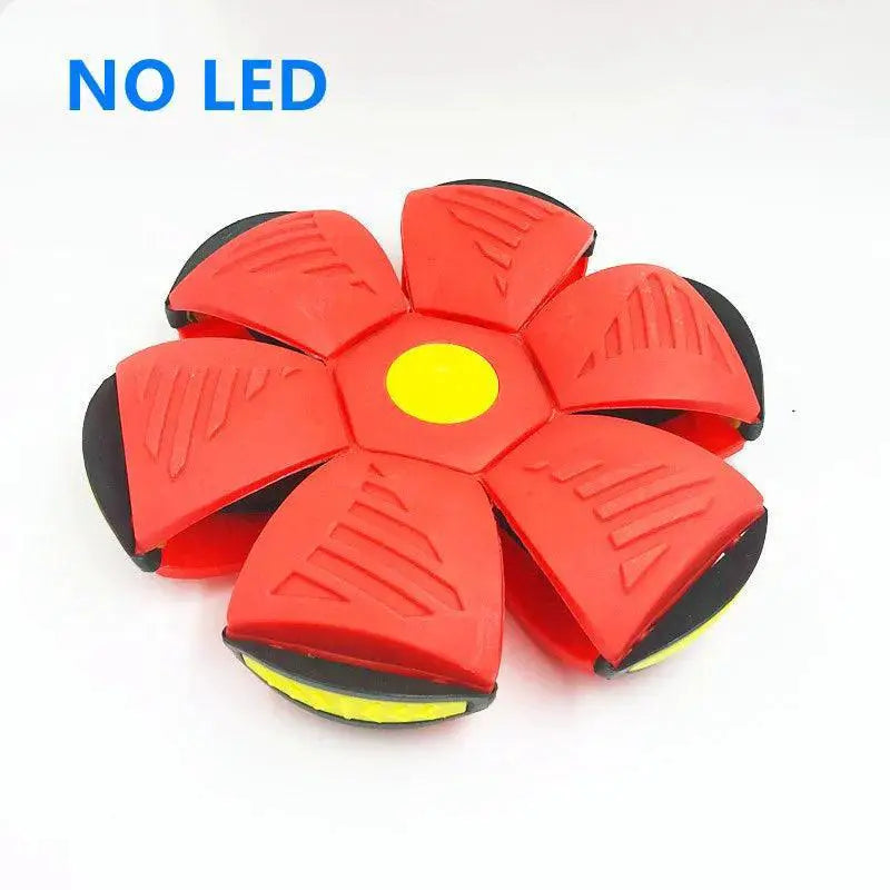 Magic LED Flying Saucer UFO Outdoor Toy For Kids Playtime