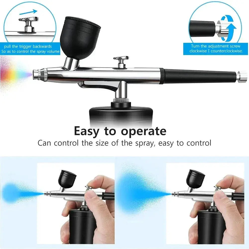 Portable Airbrush Nail Set Create Flawless Nail Art Kit