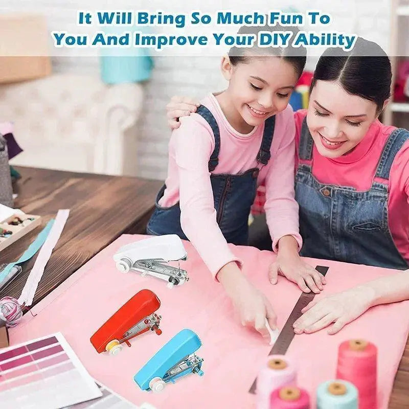 Portable Handheld Sewing Machine for DIY Apparel Projects